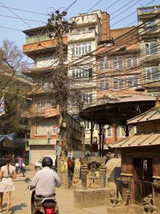 Elledningar i Kathmandu. Foto: Conny Andersson